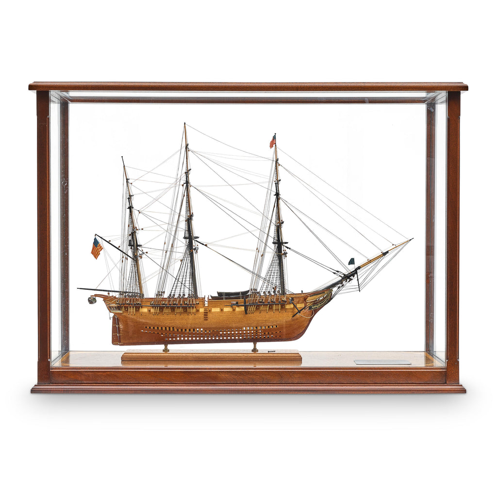 A Polychrome Ship Model of the American Frigate USS Constitution 'Old Ironsides'