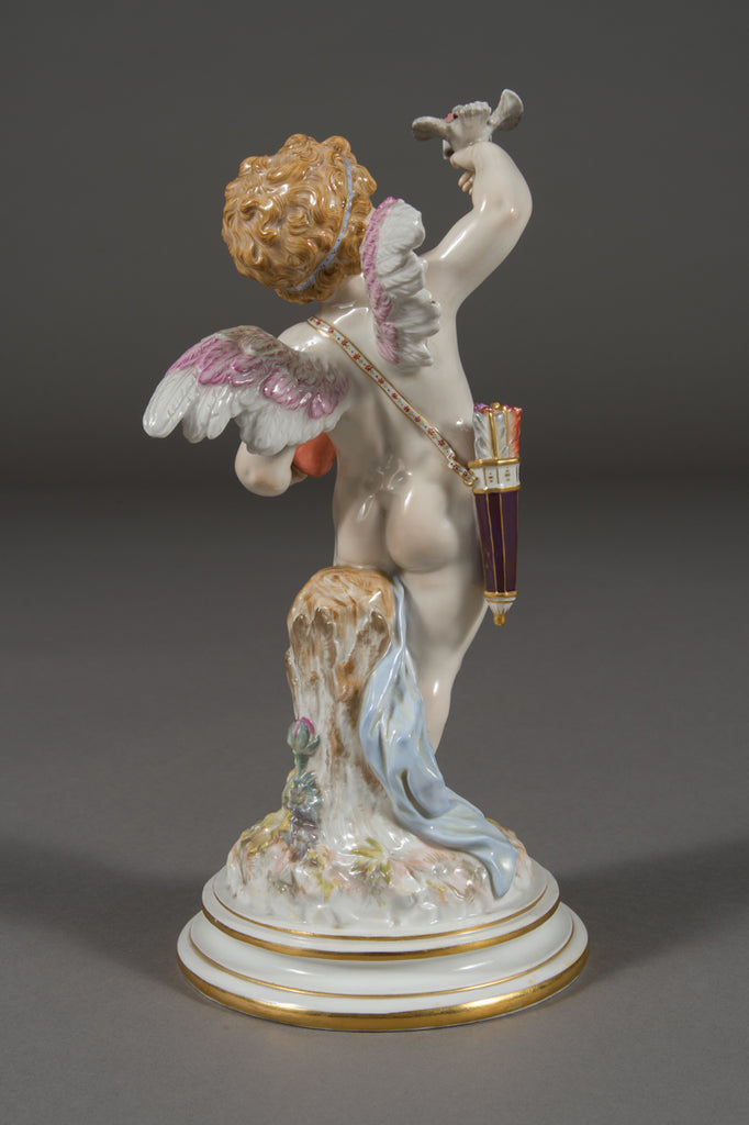 A Meissen Porcelain Figure of Cupid by Heinrich Schwabe